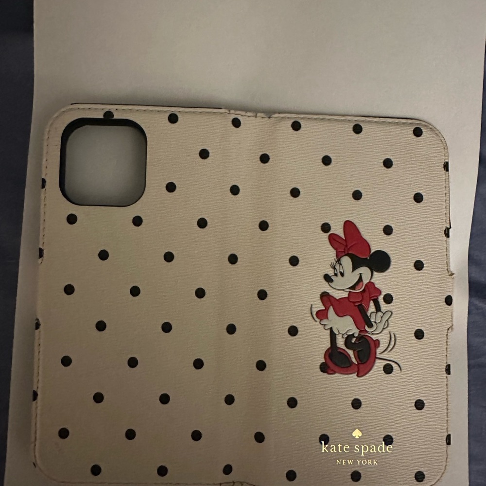 COPY - Kate Spade New York Minnie Mouse magnetic wrap folio case for iPhone 12 … - Picture 7 of 9